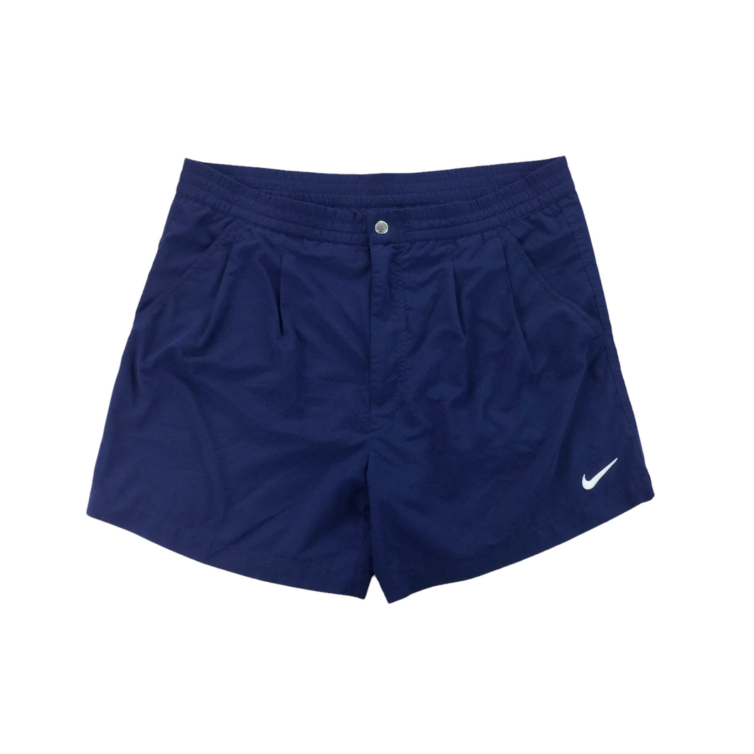 Nike 90s Swoosh Shorts - Large-NIKE-olesstore-vintage-secondhand-shop-austria-österreich