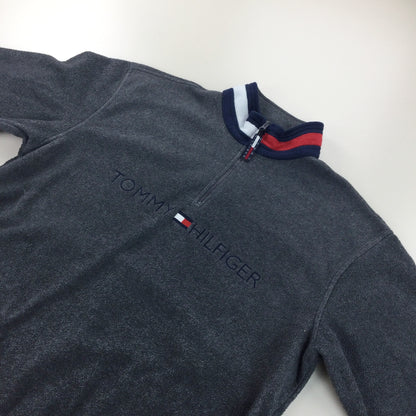 Tommy Hilfiger 90s Fleece Jumper - Large-olesstore-vintage-secondhand-shop-austria-österreich