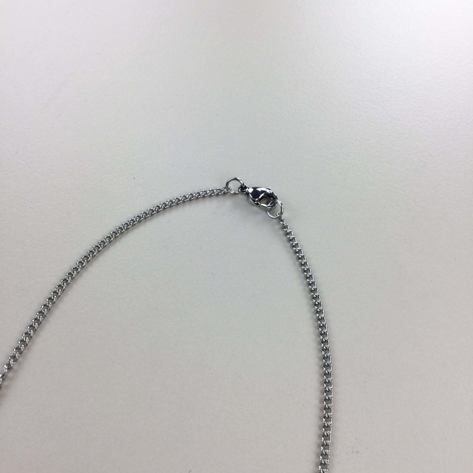 Nike Swoosh Silver Necklace-olesstore-vintage-secondhand-shop-austria-österreich