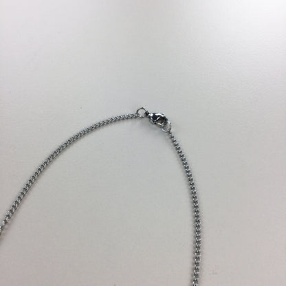 Nike Swoosh Silver Necklace-olesstore-vintage-secondhand-shop-austria-österreich