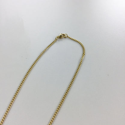 Nike Swoosh Gold Necklace-olesstore-vintage-secondhand-shop-austria-österreich