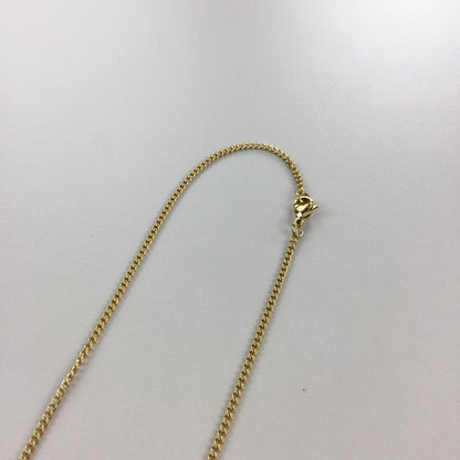 Nike Flames Swoosh Gold Necklace-olesstore-vintage-secondhand-shop-austria-österreich