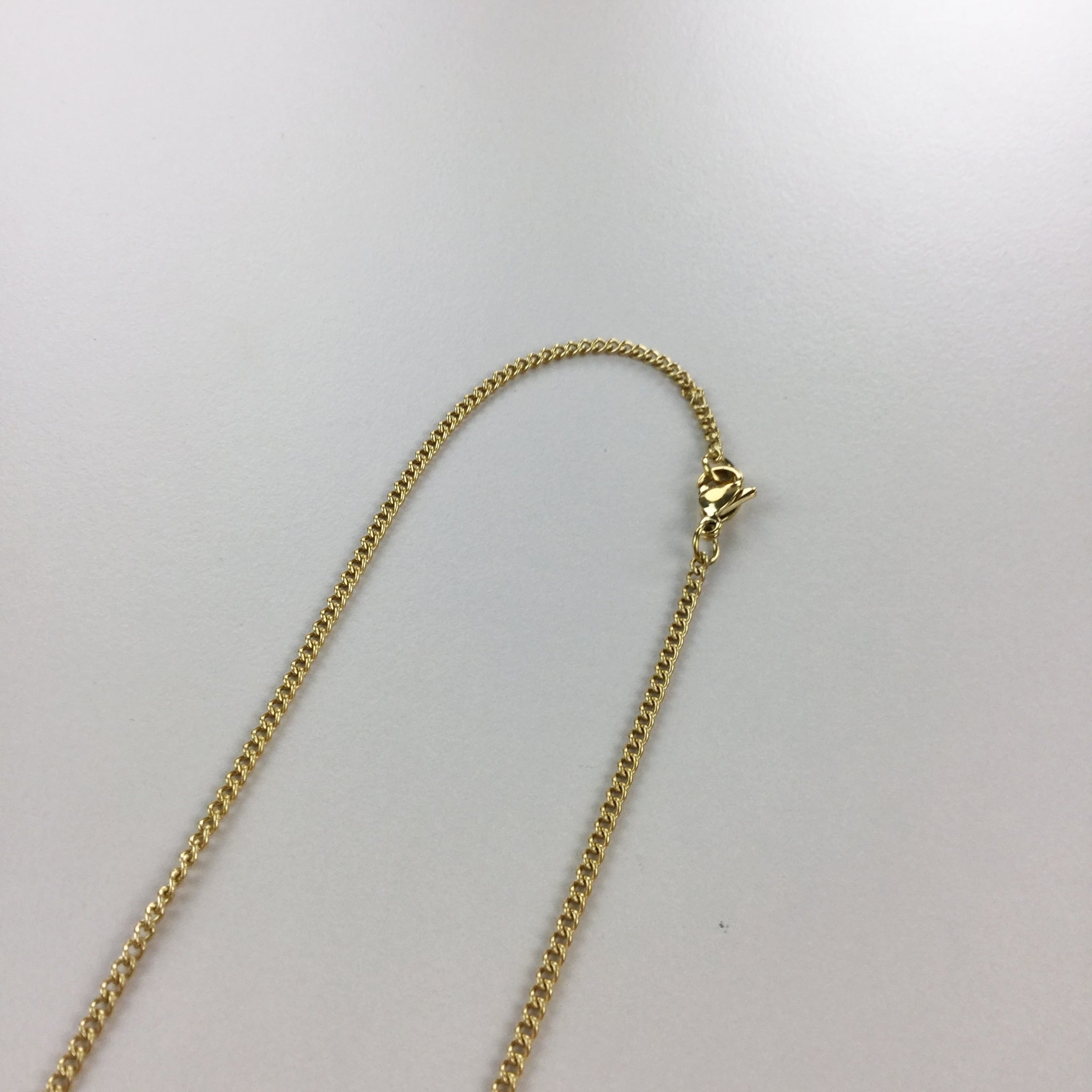 Nike swoosh necklace, gold and silver, slavonic chain, vintage Nike, unisex  necklace