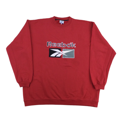 Reebok 90s Spellout Sweatshirt - XL-REEBOK-olesstore-vintage-secondhand-shop-austria-österreich