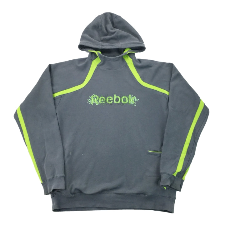 Reebok Spellout Hoodie - XL-REEBOK-olesstore-vintage-secondhand-shop-austria-österreich