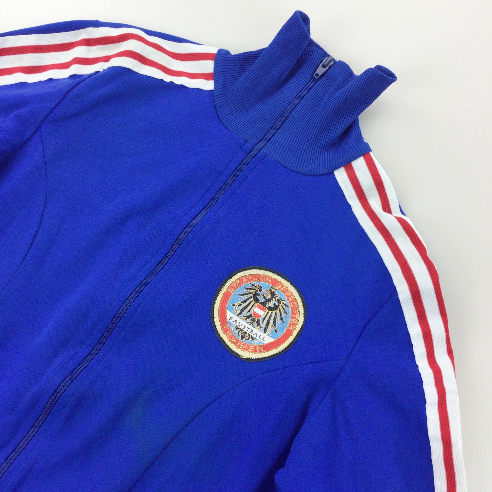 Adidas 70s x Austria Faustball Trainer Jacket - Medium-Adidas-olesstore-vintage-secondhand-shop-austria-österreich