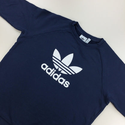 Adidas Trefoil Sweatshirt - Medium-Adidas-olesstore-vintage-secondhand-shop-austria-österreich