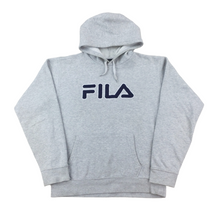 Load image into Gallery viewer, Fila Spellout Hoodie - Large-FILA-olesstore-vintage-secondhand-shop-austria-österreich