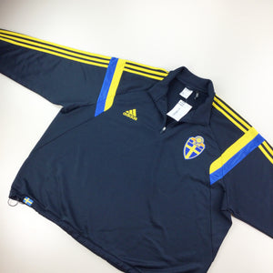 Adidas x Swedish 1/4 Zip Sweatshirt - 3XL-Adidas-olesstore-vintage-secondhand-shop-austria-österreich