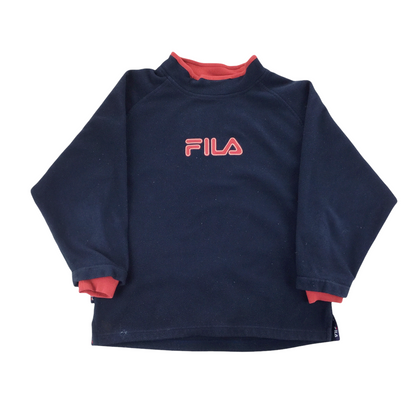 Fila Spellout Fleece Sweatshirt - Small-olesstore-vintage-secondhand-shop-austria-österreich