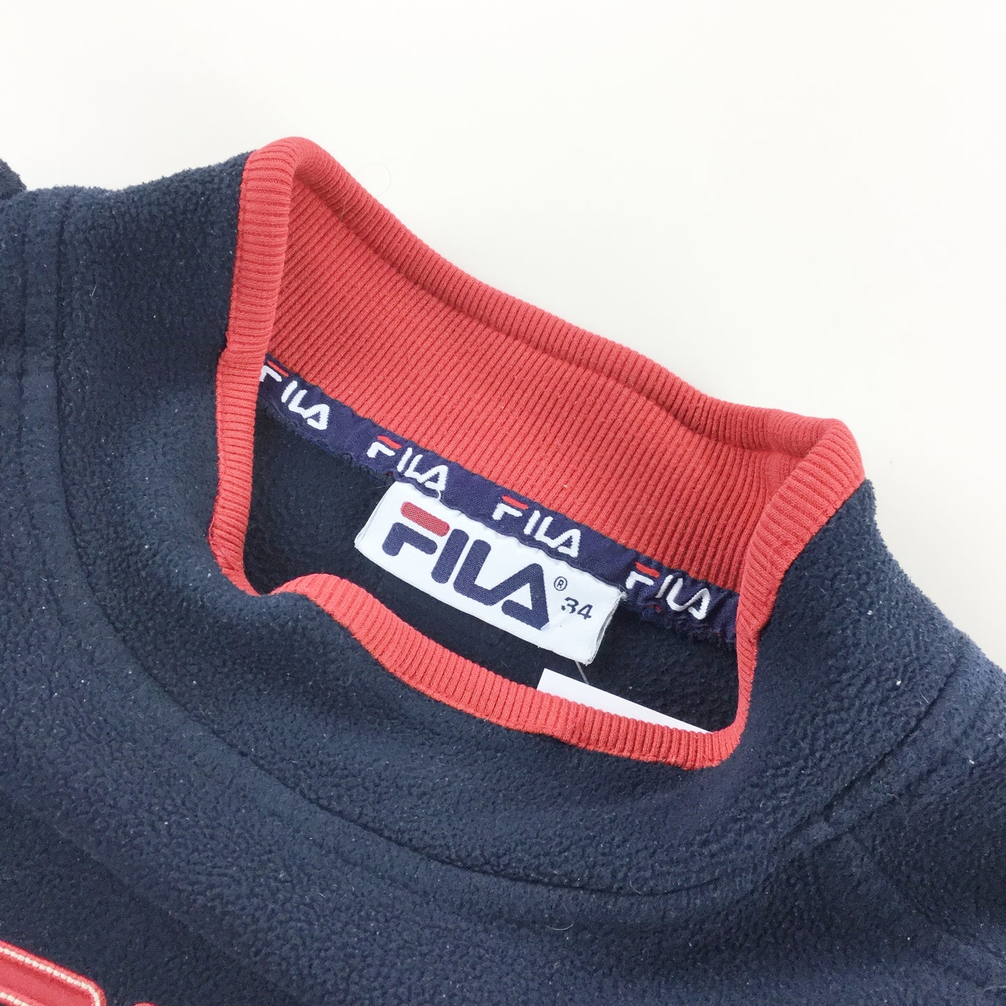 Fila Spellout Fleece Sweatshirt - Small-olesstore-vintage-secondhand-shop-austria-österreich