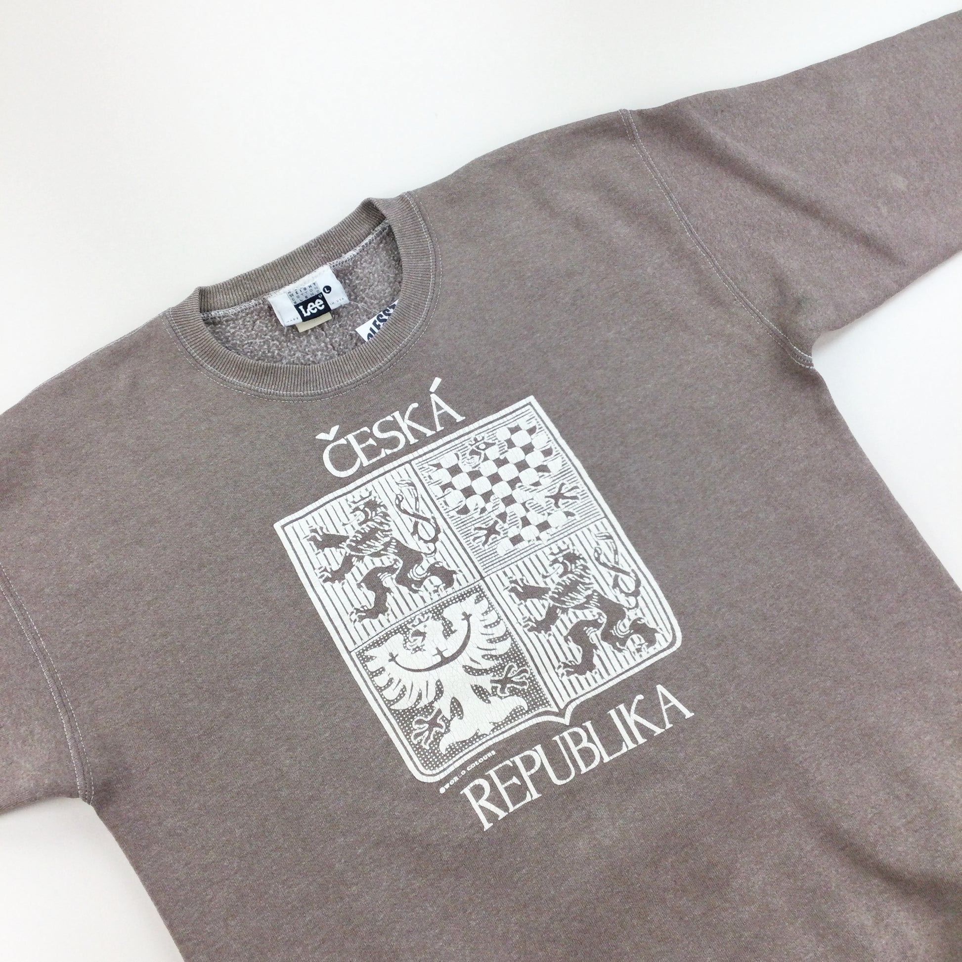 Lee x Ceska Republika Sweatshirt - Large-olesstore-vintage-secondhand-shop-austria-österreich