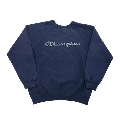 Champion 90s Spellout Sweatshirt - Medium-olesstore-vintage-secondhand-shop-austria-österreich