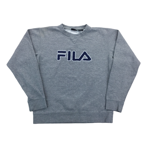 Fila Spellout Sweatshirt - Large-FILA-olesstore-vintage-secondhand-shop-austria-österreich