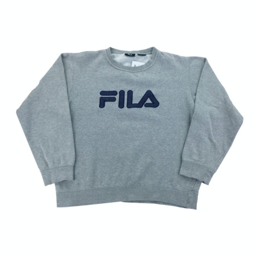 Fila Spellout Sweatshirt - Large-olesstore-vintage-secondhand-shop-austria-österreich